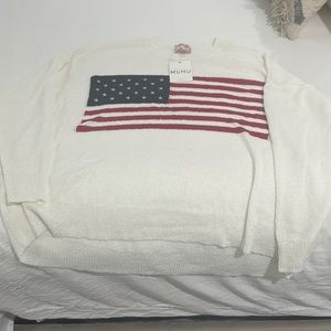 New American flag sweater